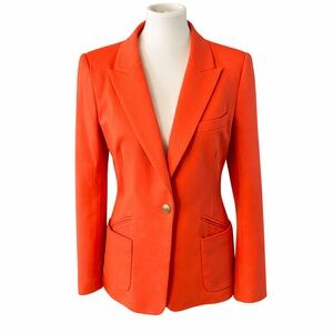Trina Turk Burnt Orange Blazer Size 0